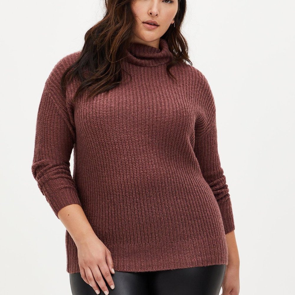 Torrid Pullover Turtle Neck Sweater - image 3